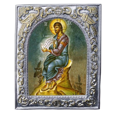 ΙΗΣΟΥΣ ΧΡΙΣΤΟΣ- Εκκλησιαστική Κορνίζα «Παγώνια»