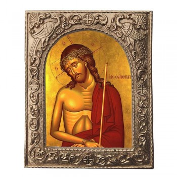 ΙΗΣΟΥΣ ΧΡΙΣΤΟΣ - Εκκλησιαστική Κορνίζα «Παγώνια»