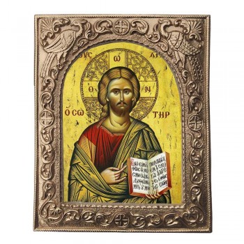 ΙΗΣΟΥΣ ΧΡΙΣΤΟΣ - Εκκλησιαστική Κορνίζα «Παγώνια»