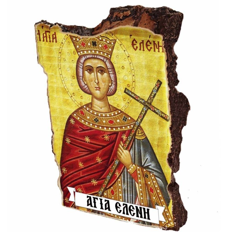 ΑΓΙΑ ΕΛΕΝΗ - Εικόνα σε Πέτρα (Μικρή 12cm)