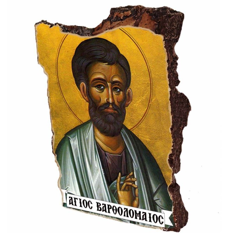 ΑΓΙΟΣ ΒΑΡΘΟΛΟΜΑΙΟΣ - Εικόνα σε Πετρα (Μικρή 12cm)
