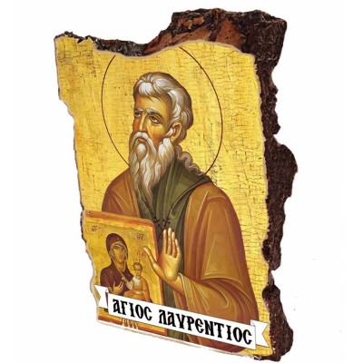 ΑΓΙΟΣ ΛΑΥΡΕΝΤΙΟΣ - Εικόνα σε Πέτρα (Μικρή 12cm)