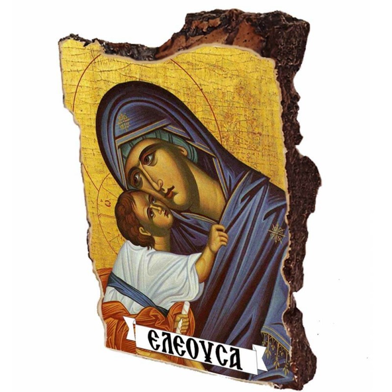 ΠΑΝΑΓΙΑ Ελεούσα - Εικόνα σε Πέτρα (Μικρή 12cm)