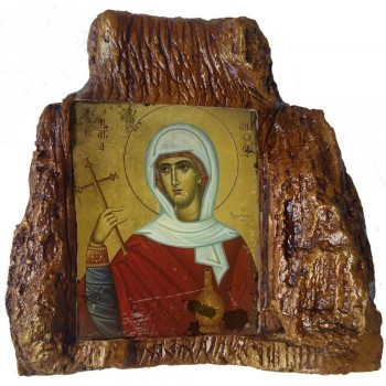 ΑΓΙΑ ΑΝΑΣΤΑΣΙΑ – Εικόνα σε Πέτρα (Μεσαία 13cm)
