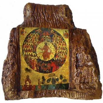 ΑΓΙΟΙ ΠΑΝΤΕΣ – Εικόνα σε Πέτρα (Μεσαία 13cm)