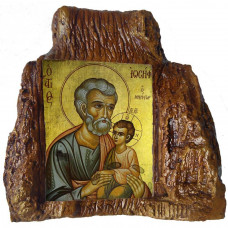 ΑΓΙΟΣ ΙΩΣΗΦ – Εικόνα σε Πέτρα (Μεσαία 13cm)