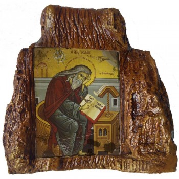 ΑΓΙΟΣ ΙΣΑΑΚ – Εικόνα σε Πέτρα (Μεσαία 13cm)