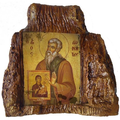 ΑΓΙΟΣ ΛΑΥΡΕΝΤΙΟΣ – Εικόνα σε Πέτρα (Μεσαία 13cm)