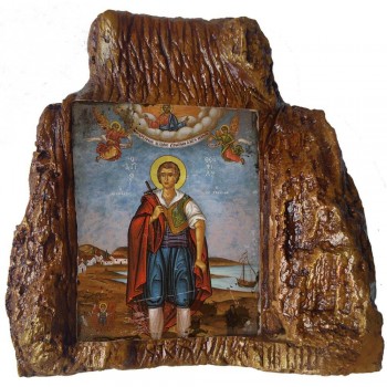 ΑΓΙΟΣ ΘΕΟΦΙΛΟΣ – Εικόνα σε Πέτρα (Μεσαία 13cm)