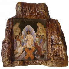 Η ΑΝΑΣΤΑΣΗ ΤΟΥ ΧΡΙΣΤΟΥ – Εικόνα σε Πέτρα (Μεσαία 13cm)