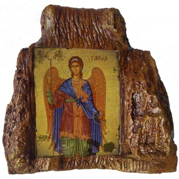 ΑΡΧΑΓΓΕΛΟΣ ΓΑΒΡΙΗΛ – Εικόνα σε Πέτρα (Μεσαία 13cm)