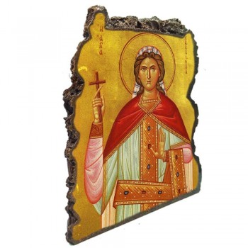 ΑΓΙΑ ΚΑΛΛΙΟΠΗ - Εικόνα Βράχος (Μεγάλη 20cm)