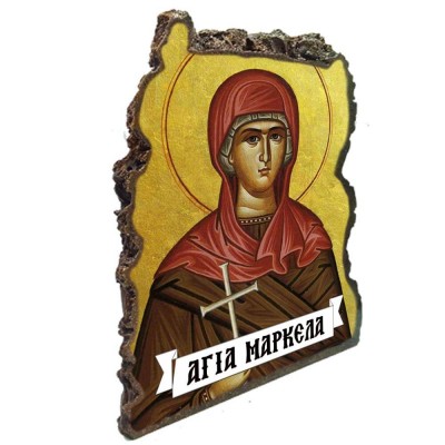 ΑΓΙΑ ΜΑΡΚΕΛΛΑ - Εικόνα Βράχος (Μεγάλη 20cm)