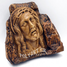 ΙΗΣΟΥΣ ΧΡΙΣΤΟΣ – Εικόνα σε Πέτρα (Μεσαία 13cm)