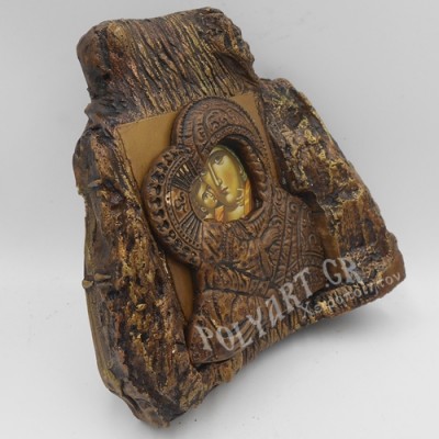 ΠΑΝΑΓΙΑ ΘΕΟΤΟΚΟΣ – Εικόνα σε Πέτρα (Μεσαία 13cm)