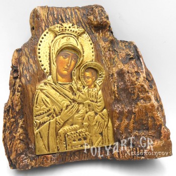 ΠΑΝΑΓΙΑ ΟΔΗΓΗΤΡΙΑ – Εικόνα σε Πέτρα (Μεσαία 13cm)