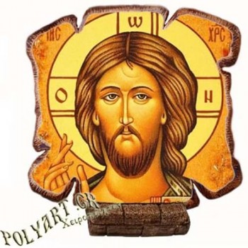 ΙΗΣΟΥΣ ΧΡΙΣΤΟΣ - Εικόνα Πλακίδιο Βάσης & Τοίχου 14cm