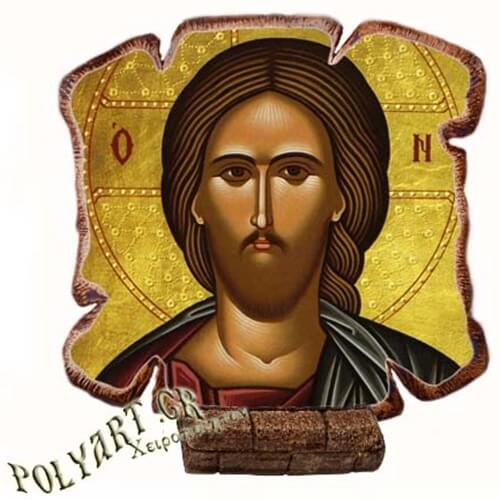 ΙΗΣΟΥΣ ΧΡΙΣΤΟΣ - Εικόνα Πλακίδιο Βάσης & Τοίχου 14cm