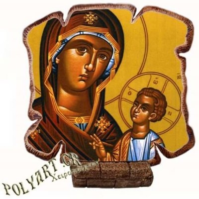 ΠΑΝΑΓΙΑ ΓΟΡΓΟΥΠΗΚΟΟΣ - Εικόνα Πλακίδιο Βάσης & Τοίχου 14cm