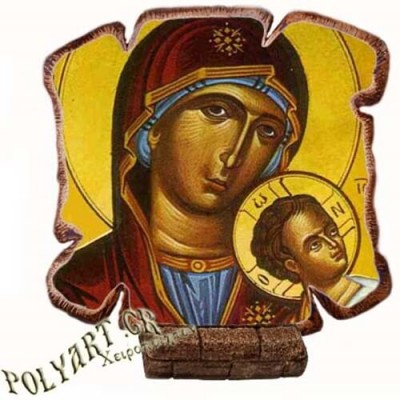 ΠΑΝΑΓΙΑ ΘΕΟΤΟΚΟΣ - Εικόνα Πλακίδιο Βάσης & Τοίχου 14cm