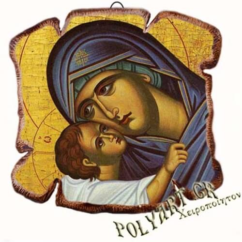 ΠΑΝΑΓΙΑ ΘΕΟΤΟΚΟΣ - Εικόνα Πλακίδιο Βάσης & Τοίχου 14cm