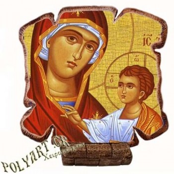 ΠΑΝΑΓΙΑ ΘΕΟΤΟΚΟΣ - Εικόνα Πλακίδιο Βάσης & Τοίχου 14cm