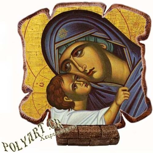 ΠΑΝΑΓΙΑ ΘΕΟΤΟΚΟΣ - Εικόνα Πλακίδιο Βάσης & Τοίχου 14cm