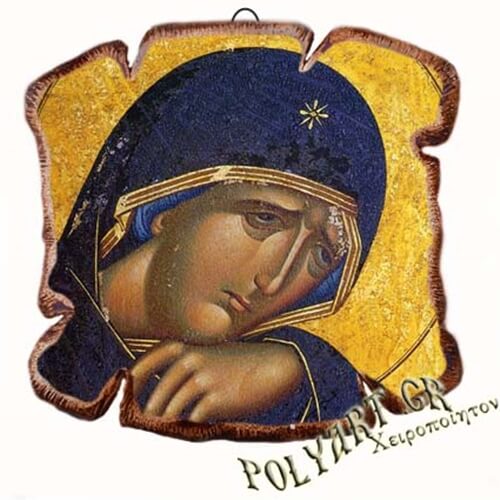 ΠΑΝΑΓΙΑ ΘΡΗΝΟΥΣΑ - Εικόνα Πλακίδιο Βάσης & Τοίχου 14cm