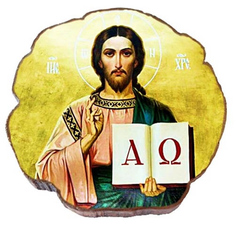 Ιησούς Χριστός Α-Ω  Μαγνητάκι ψυγείου