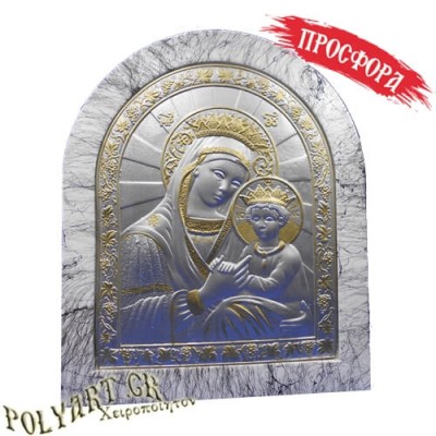 ΠΑΝΑΓΙΑ ΘΕΟΤΟΚΟΣ– - Ασημένια 29cm