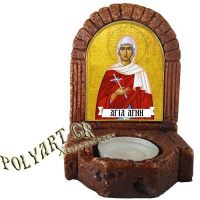 ΑΓΙΑ ΑΓΝΗ – Κηροπήγιο Μινιατούρα  