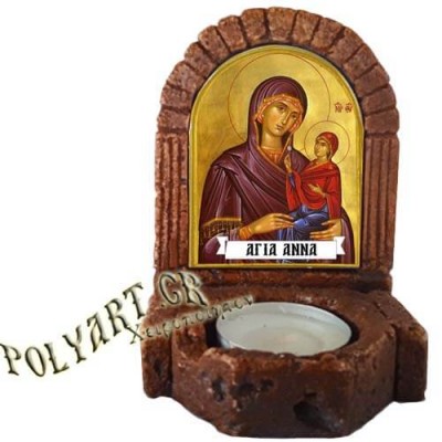 ΑΓΙΑ ΑΝΝΑ – Κηροπήγιο Μινιατούρα  