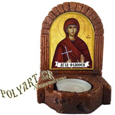 ΑΓΙΑ ΦΙΛΟΘΕΗ – Κηροπήγιο Μινιατούρα  