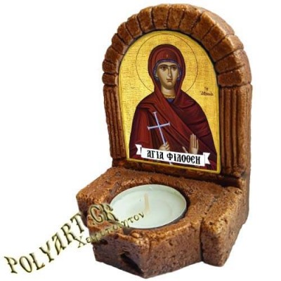 ΑΓΙΑ ΦΙΛΟΘΕΗ – Κηροπήγιο Μινιατούρα  