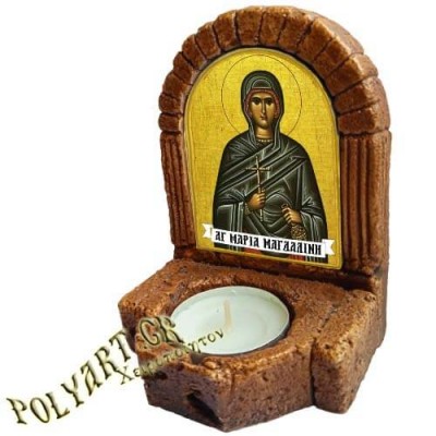 ΑΓΙΑ ΜΑΡΙΑ ΜΑΓΔΑΛΗΝΗ – Κηροπήγιο Μινιατούρα  