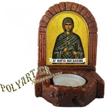 ΑΓΙΑ ΜΑΡΙΑ ΜΑΓΔΑΛΗΝΗ – Κηροπήγιο Μινιατούρα  