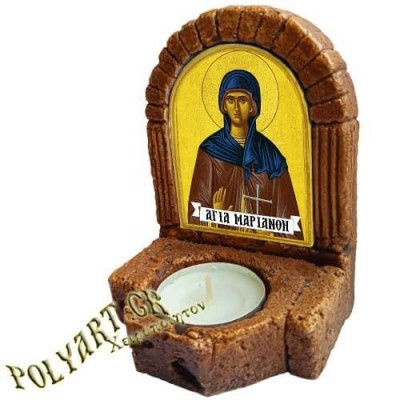 ΑΓΙΑ ΜΑΡΙΑΝΘΗ – Κηροπήγιο Μινιατούρα  