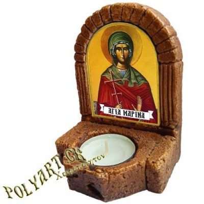 ΑΓΙΑ ΜΑΡΙΝΑ – Κηροπήγιο Μινιατούρα  
