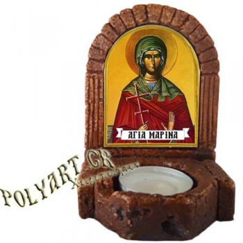 ΑΓΙΑ ΜΑΡΙΝΑ – Κηροπήγιο Μινιατούρα  