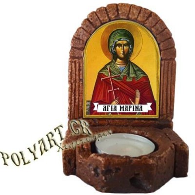 ΑΓΙΑ ΜΑΡΙΝΑ – Κηροπήγιο Μινιατούρα  
