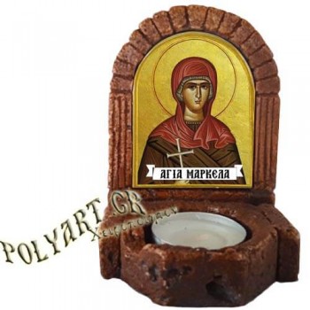 ΑΓΙΑ ΜΑΡΚΕΛΛΑ – Κηροπήγιο Μινιατούρα  