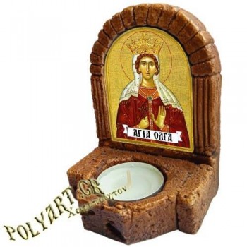 ΑΓΙΑ ΟΛΓΑ – Κηροπήγιο Μινιατούρα  