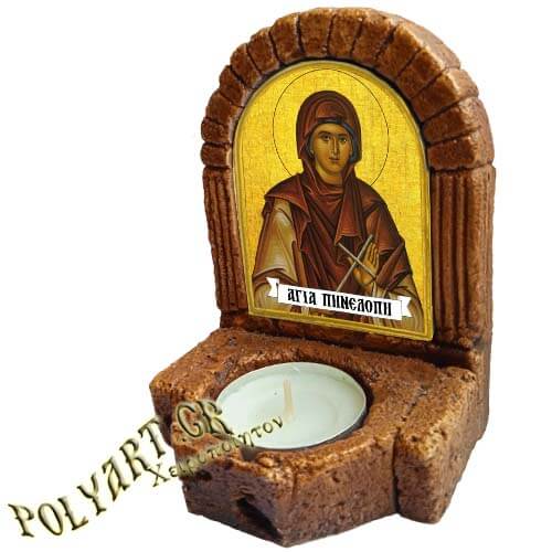 ΑΓΙΑ ΠΗΝΕΛΟΠΗ – Κηροπήγιο Μινιατούρα  