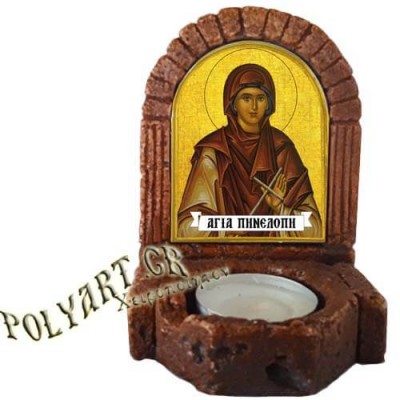 ΑΓΙΑ ΠΗΝΕΛΟΠΗ – Κηροπήγιο Μινιατούρα  