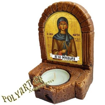 ΑΓΙΑ ΘΕΟΔΩΡΑ – Κηροπήγιο Μινιατούρα  