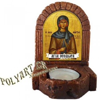 ΑΓΙΑ ΘΕΟΔΩΡΑ – Κηροπήγιο Μινιατούρα  