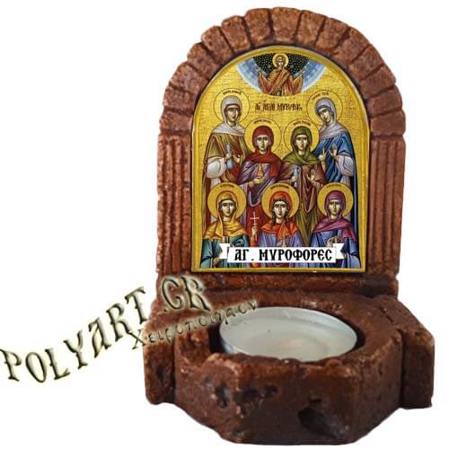 ΑΓΙΕΣ ΜΥΡΟΦΟΡΕΣ – Κηροπήγιο Μινιατούρα  