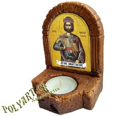 ΑΓΙΟΣ ΑΝΑΣΤΑΣΙΟΣ  – Κηροπήγιο Μινιατούρα  