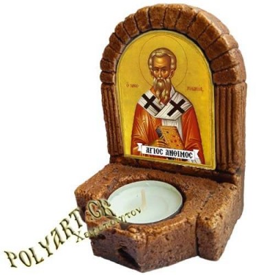 ΑΓΙΟΣ ΑΝΘΙΜΟΣ – Κηροπήγιο Μινιατούρα  