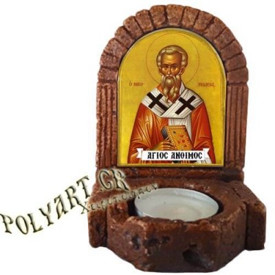 ΑΓΙΟΣ ΑΝΘΙΜΟΣ – Κηροπήγιο Μινιατούρα  